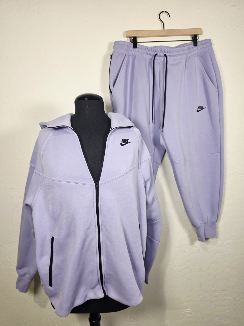 Nike Lavender Tracksuit Jacket & Joggers
